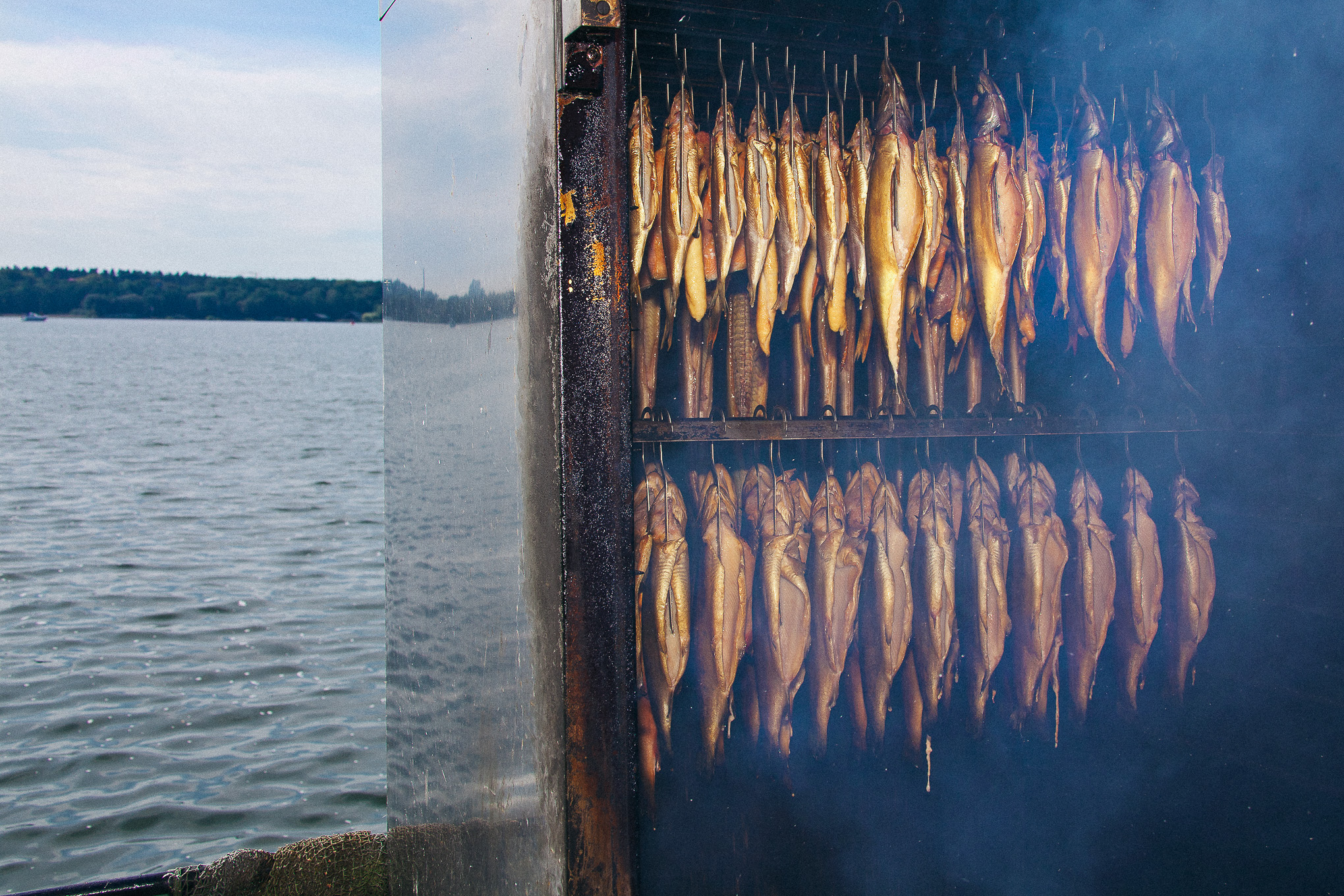 Täglich frisch geräucherter Fisch aus dem hauseigenen Ofen